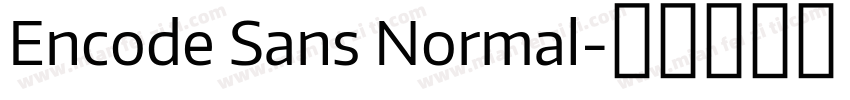 Encode Sans Normal字体转换